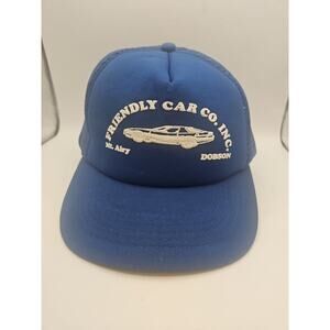 90s VTG Trucker Hat snapback Friendly Car Automotive Mt Airy North Carolina